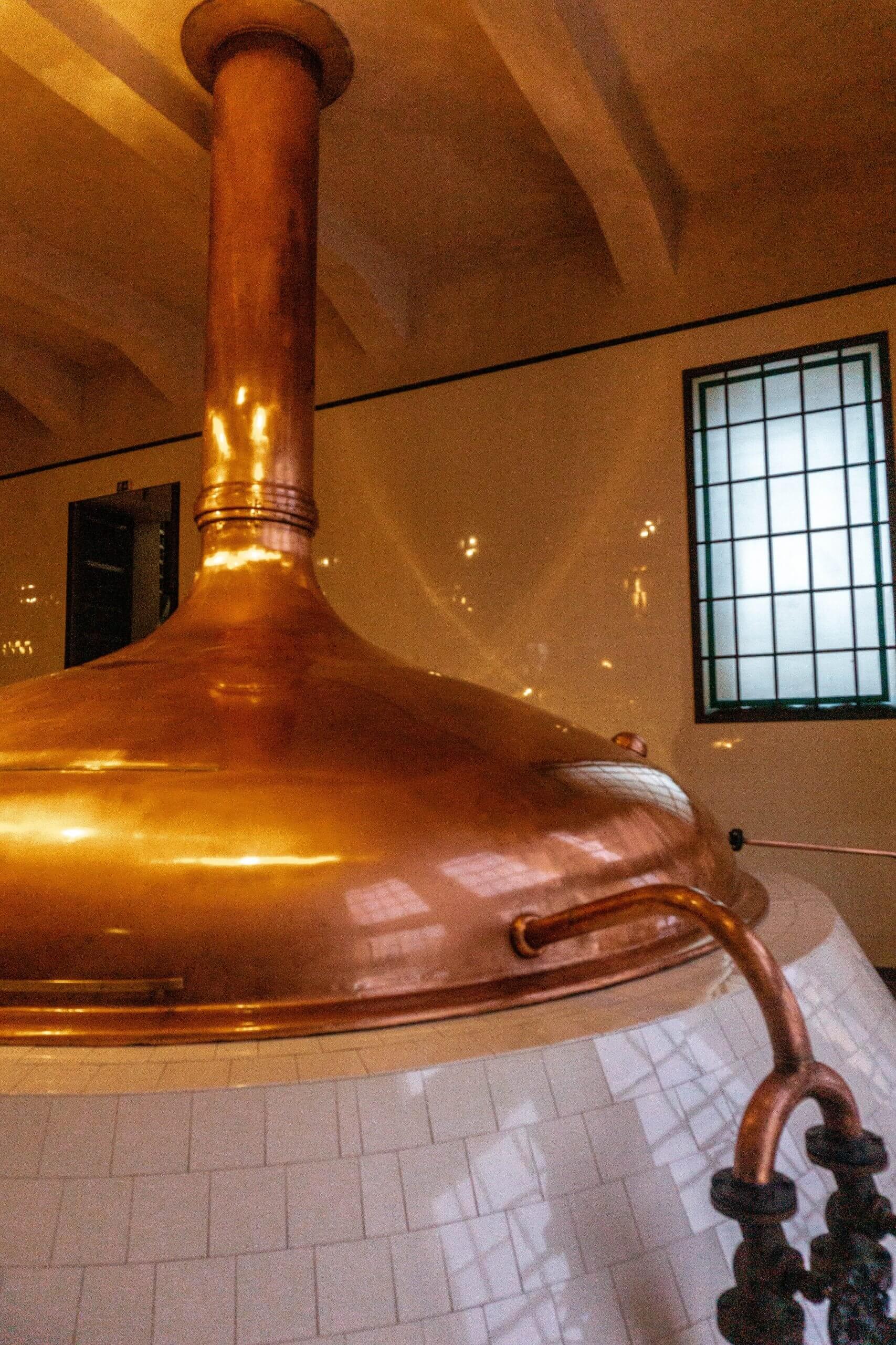 Inside the Pilsner Urquell Brewery