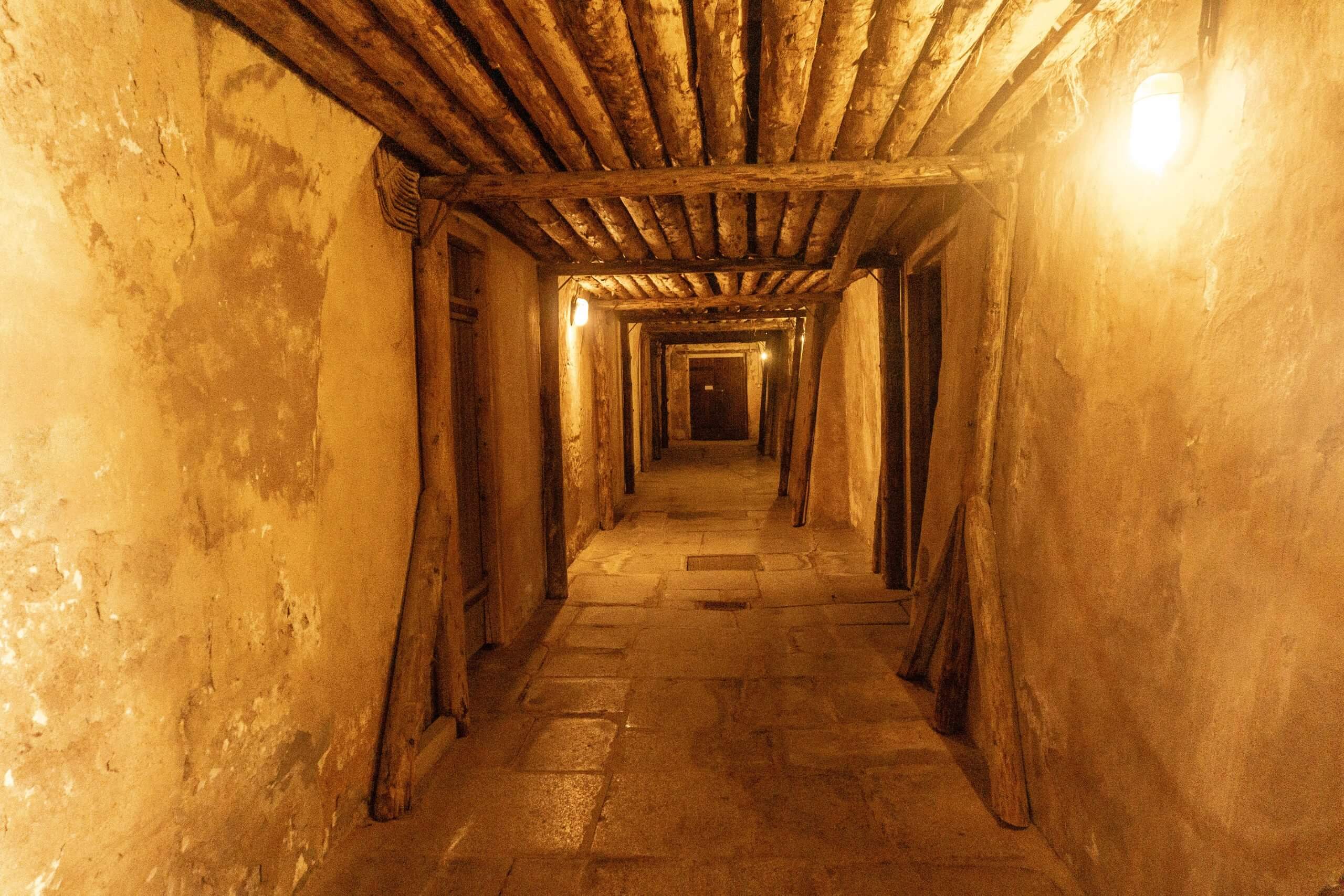 Underground in the Pilsney Urquell Museum.