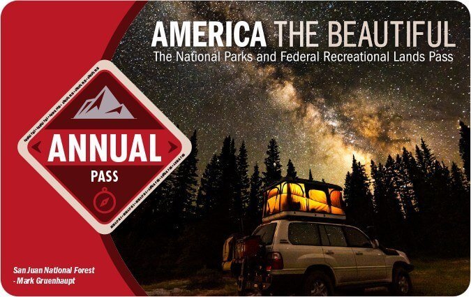 Photo of the America the Beautiful annual pass.
