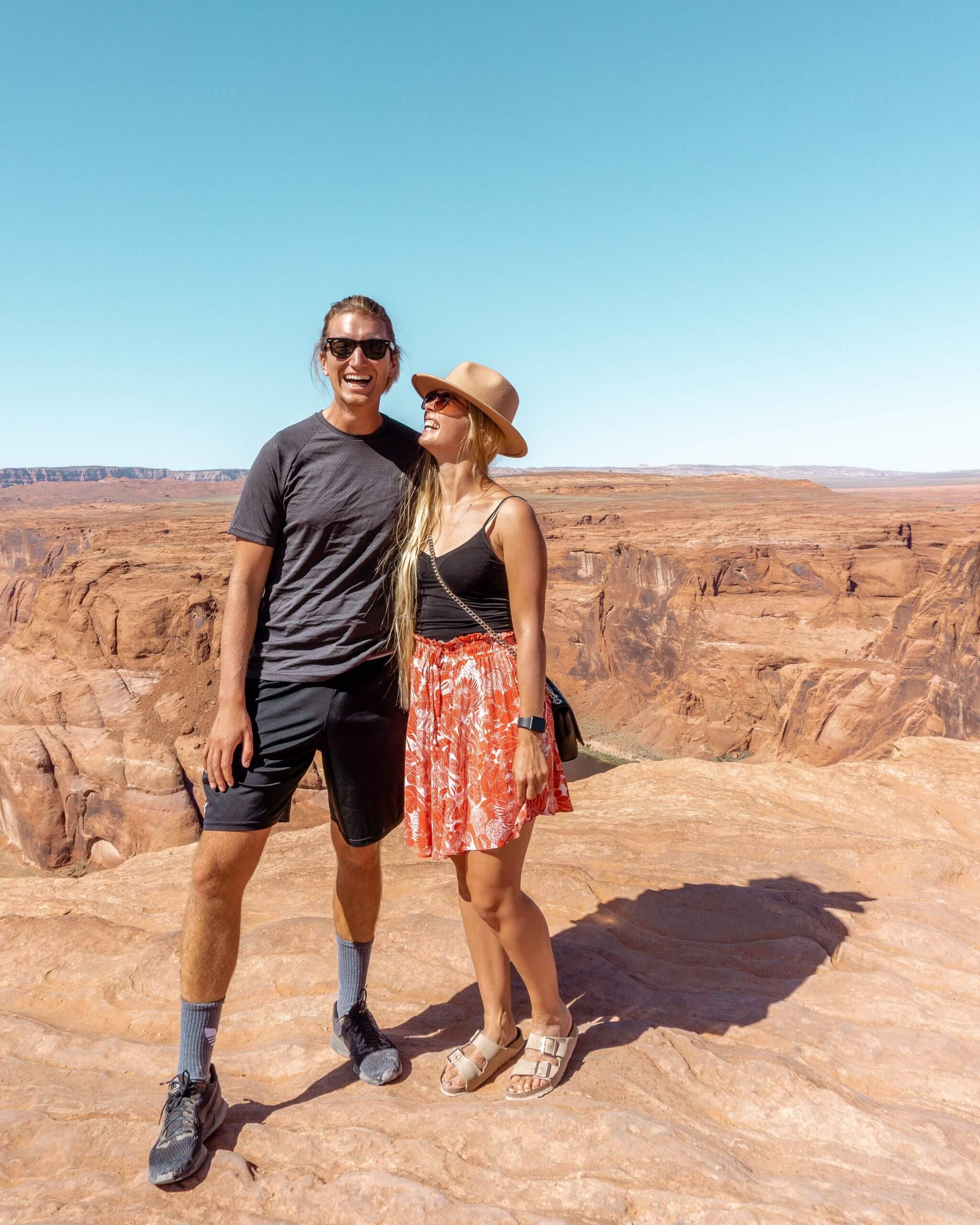 Enjoying Horseshoe Bend.