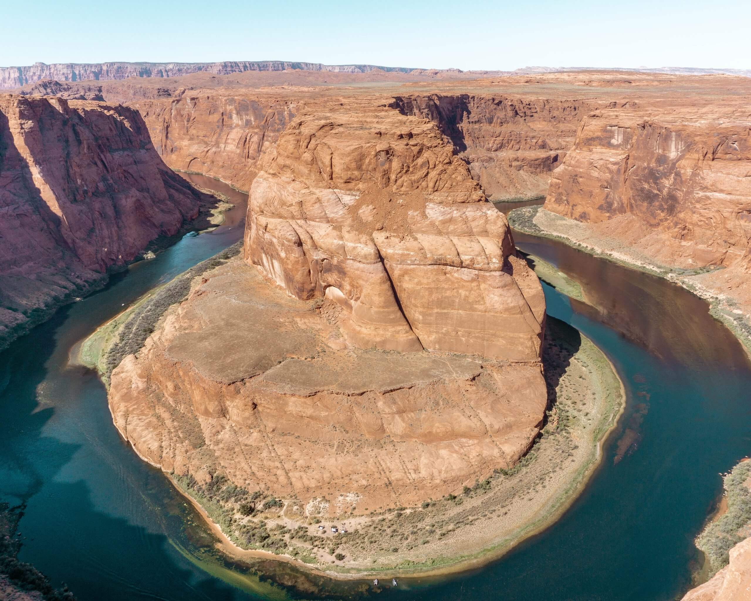 270 degree bend of Horseshoe Bend.