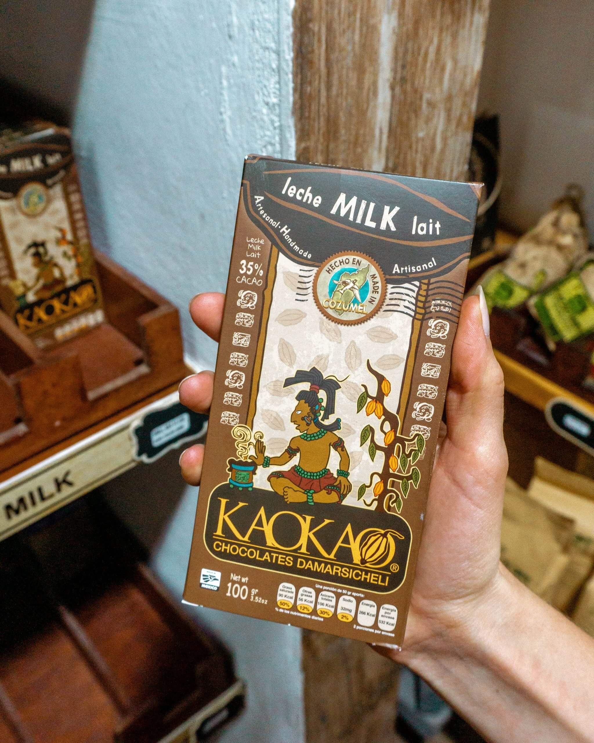 Kaokao chocolate in Cozumel.