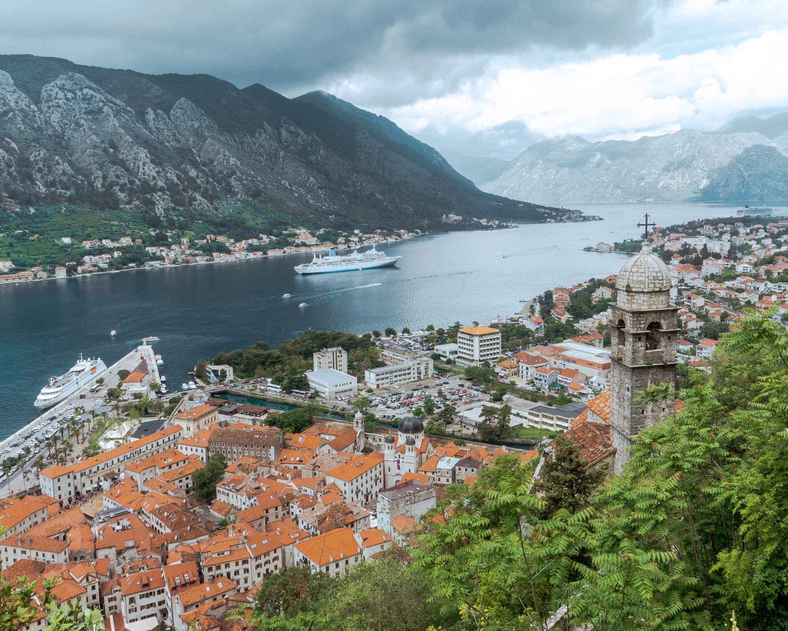 Stunning views from the Walls of Kotor.