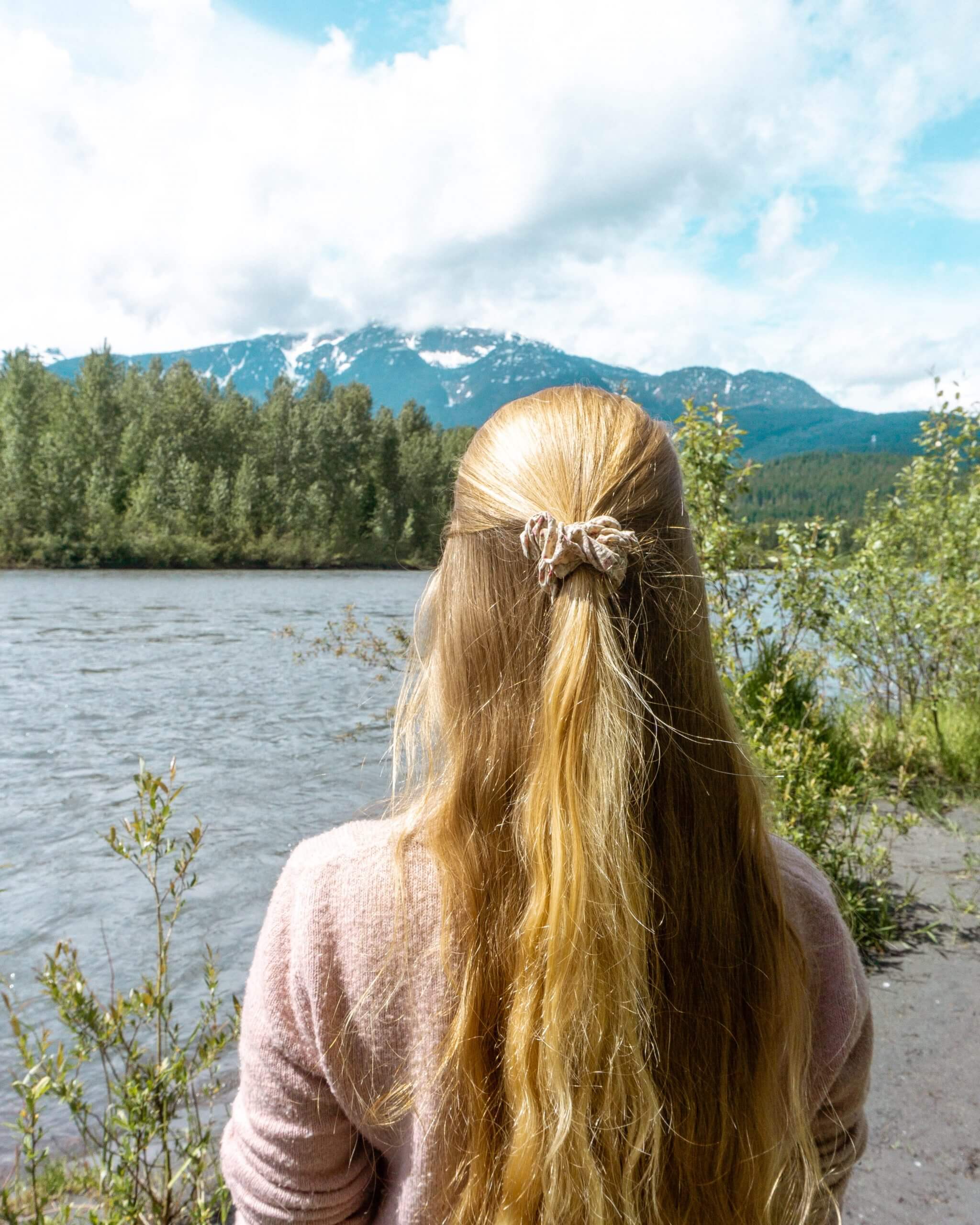 Hiking in downtown Revelstoke.