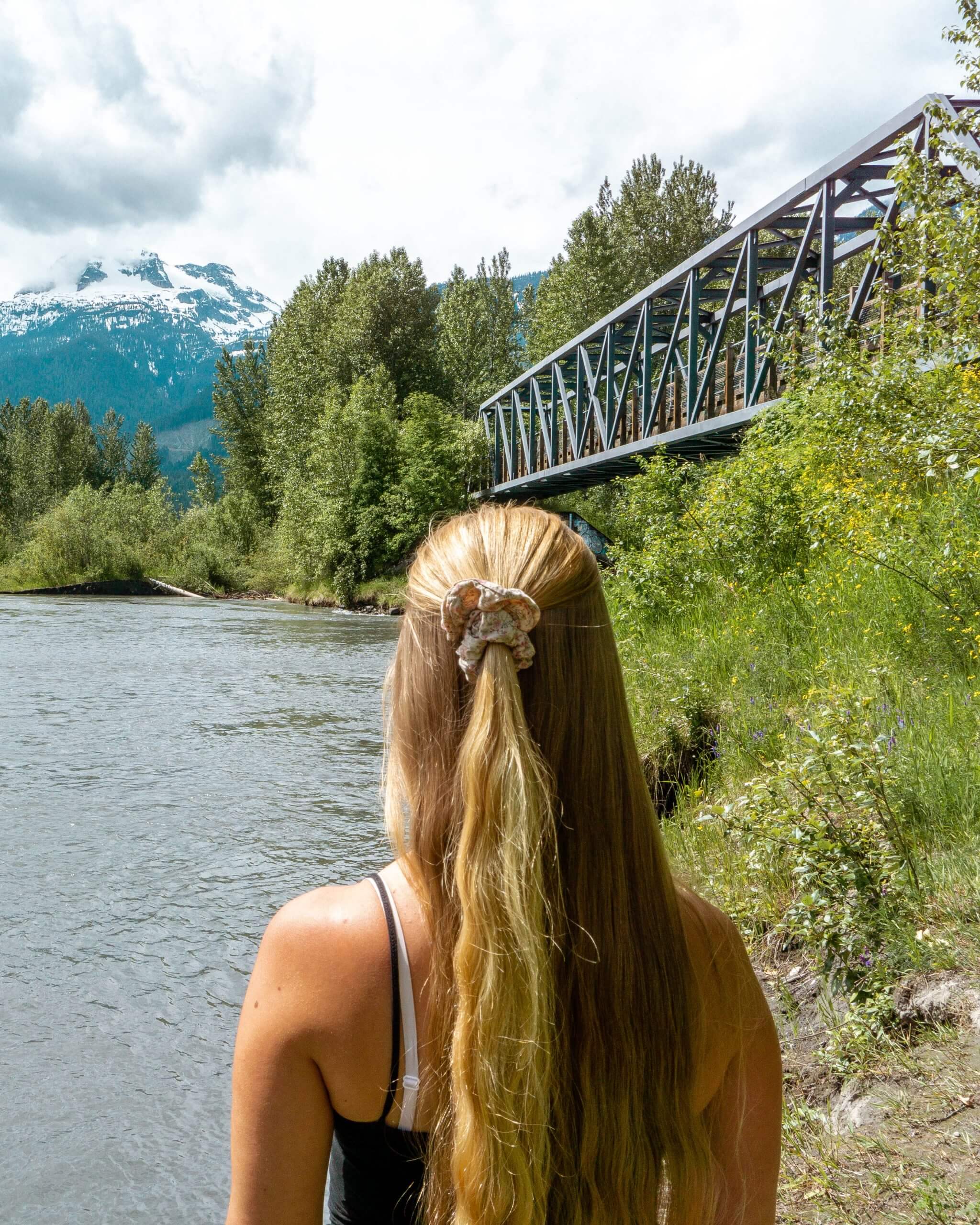 Jo outdoors in Revy.