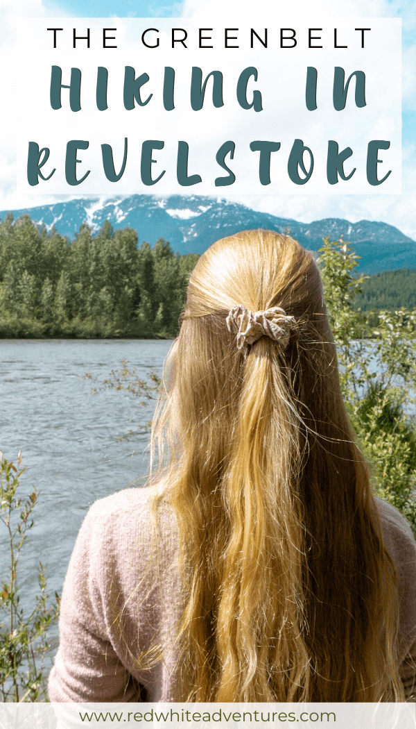 Hiking in Revelstoke Pin for pinterest.