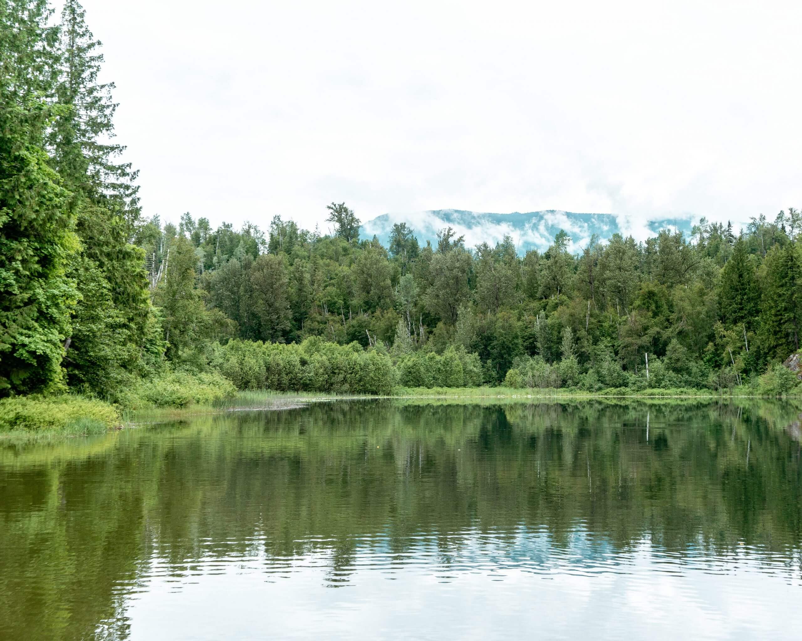 Gorgeous Echo Lake near Revelstoke.
