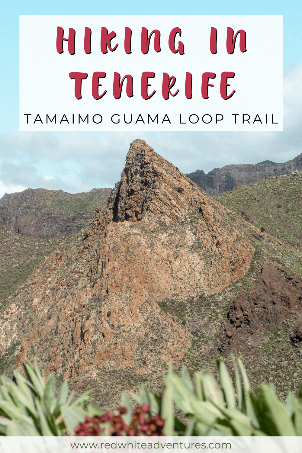 Tamaimo-Guama Loop Trail pin for Pinterest
