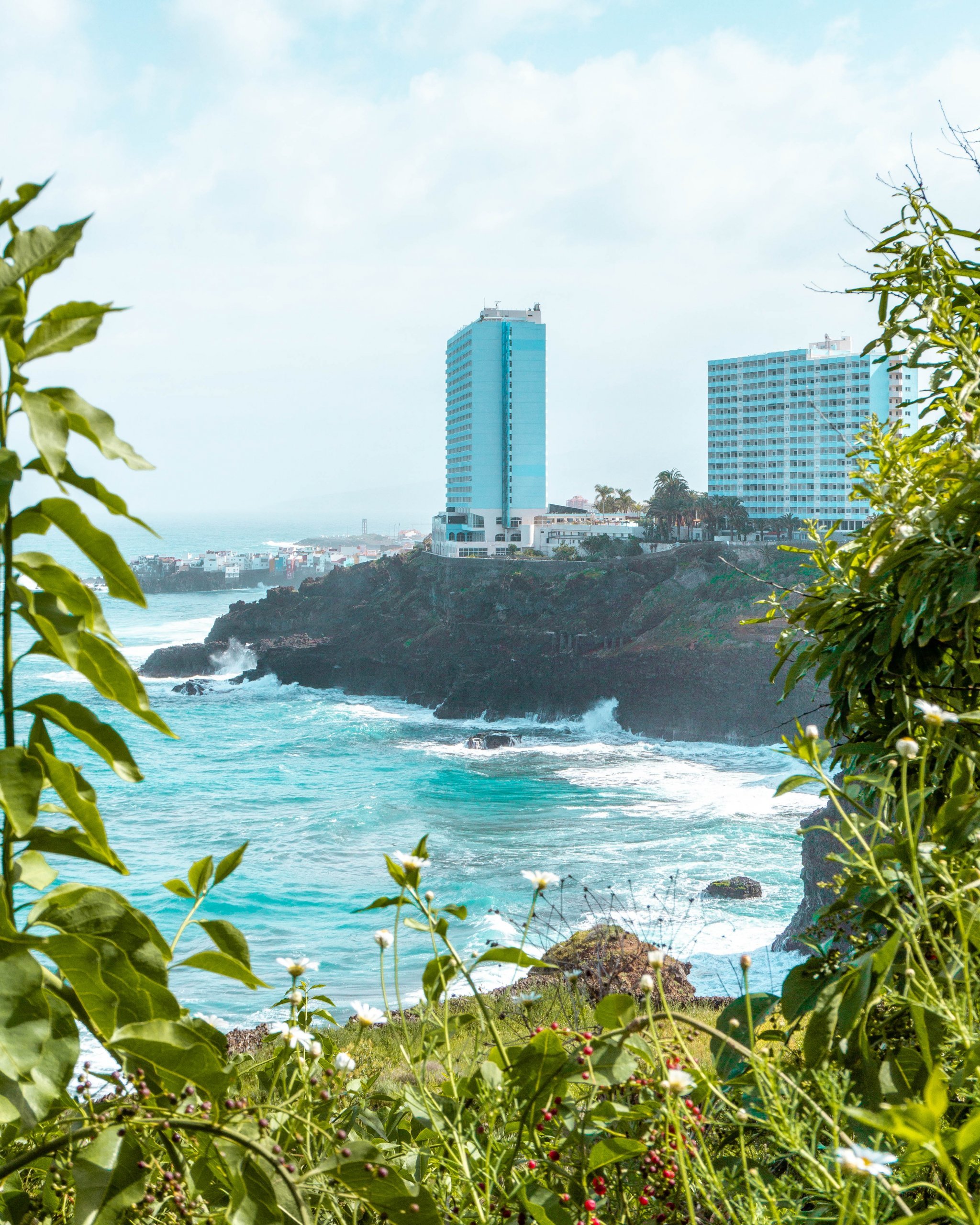 Views of the Maritin Hotel in Puerto de la Cruz.