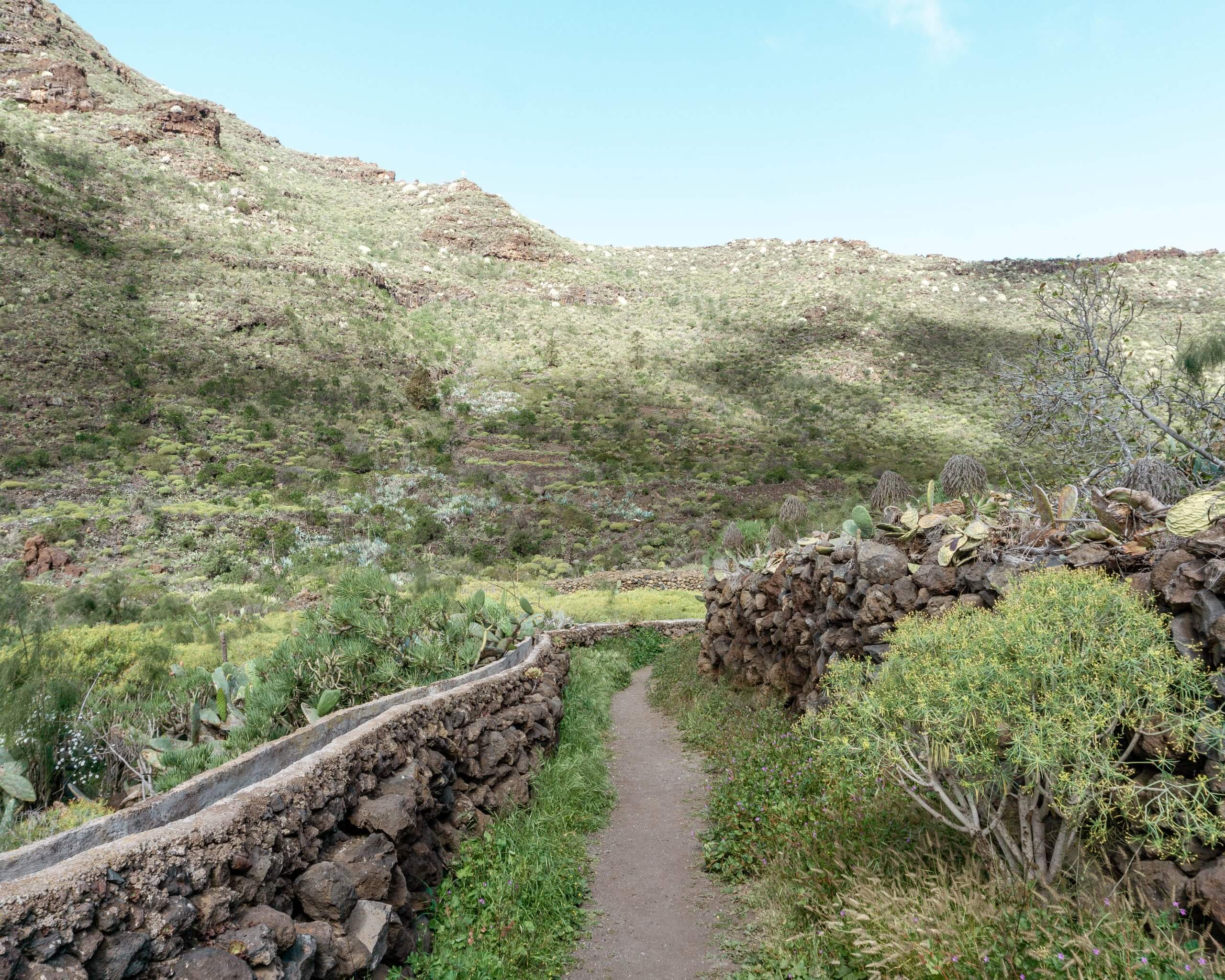 Beginning of the Tamaimo-Guama Loop trail.
