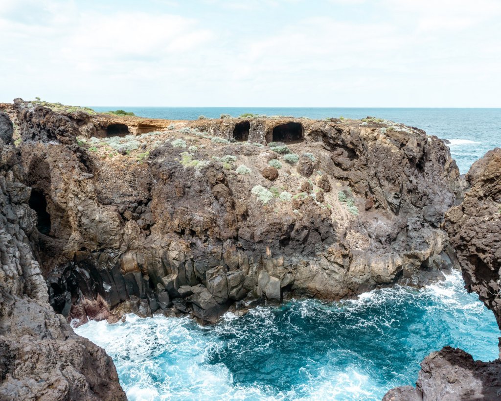 Caves in El Sauzal, Tenerife.