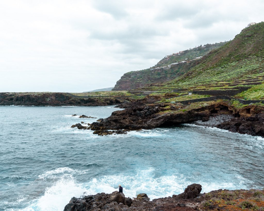Views of El Sauzal coastline in Tenerife.