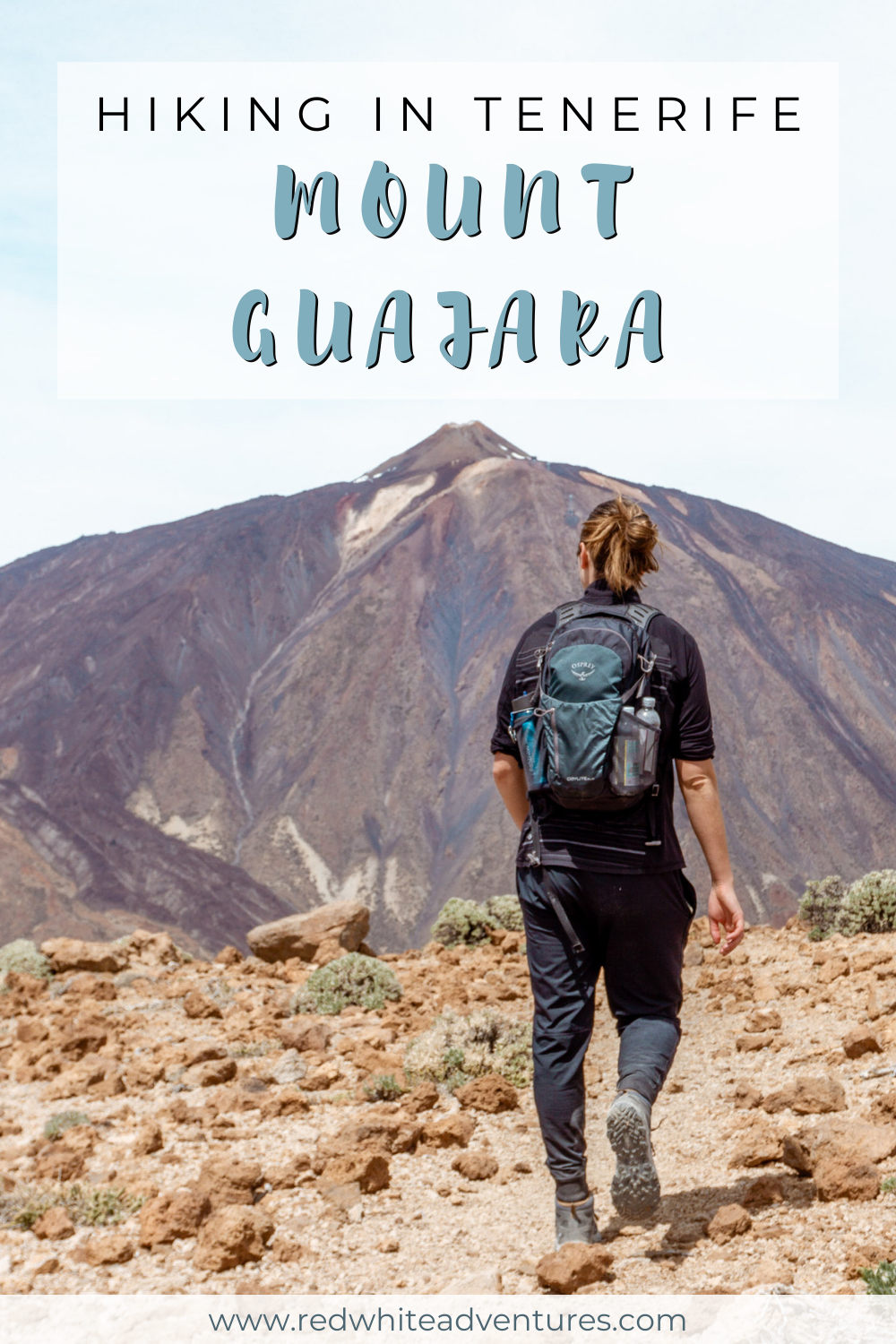 Dom hiking Guajara pin for Pinterest