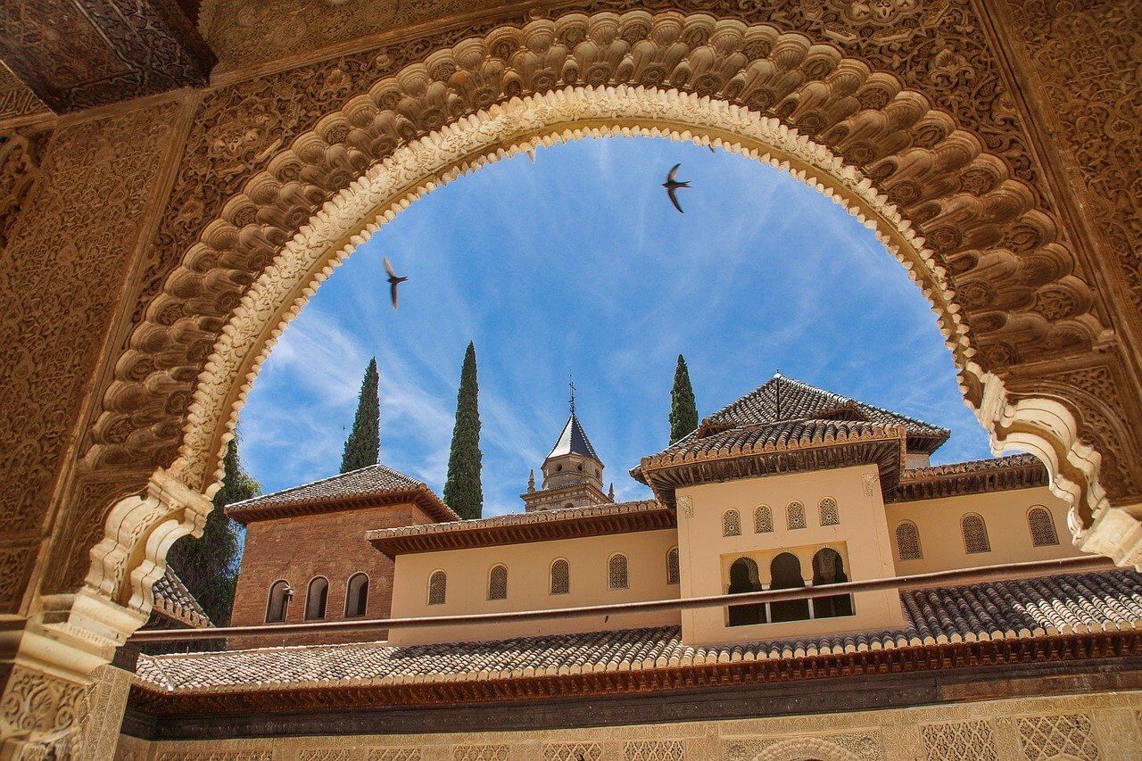 Beautiful view from Granada, Spain.