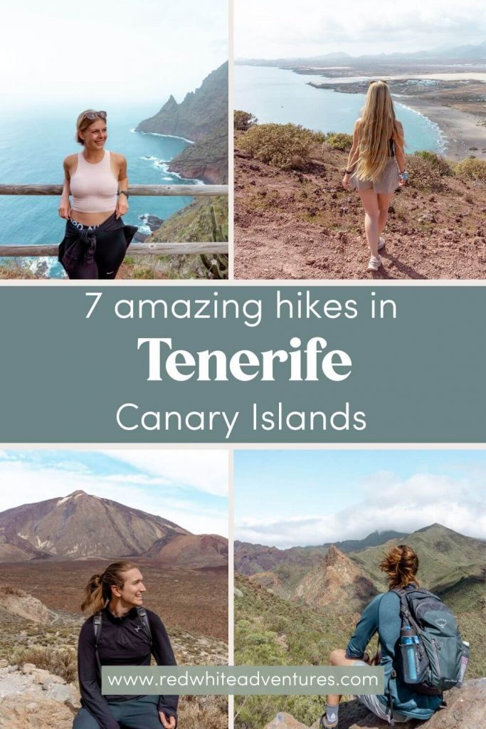 Pin for Pinterest of 7 amazing hikes to do in Tenerife.