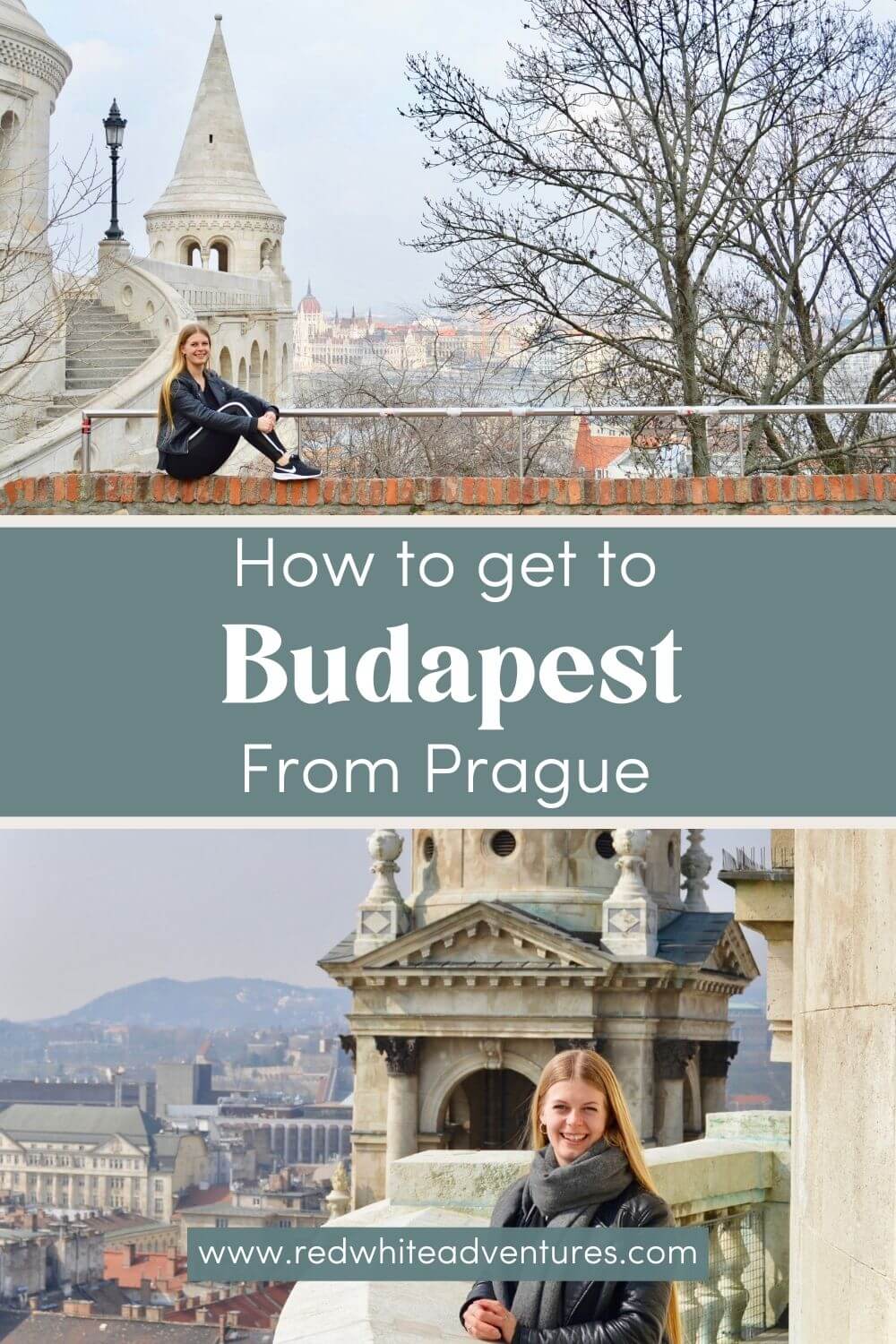 Prague to Budapest Pin for Pinterest.