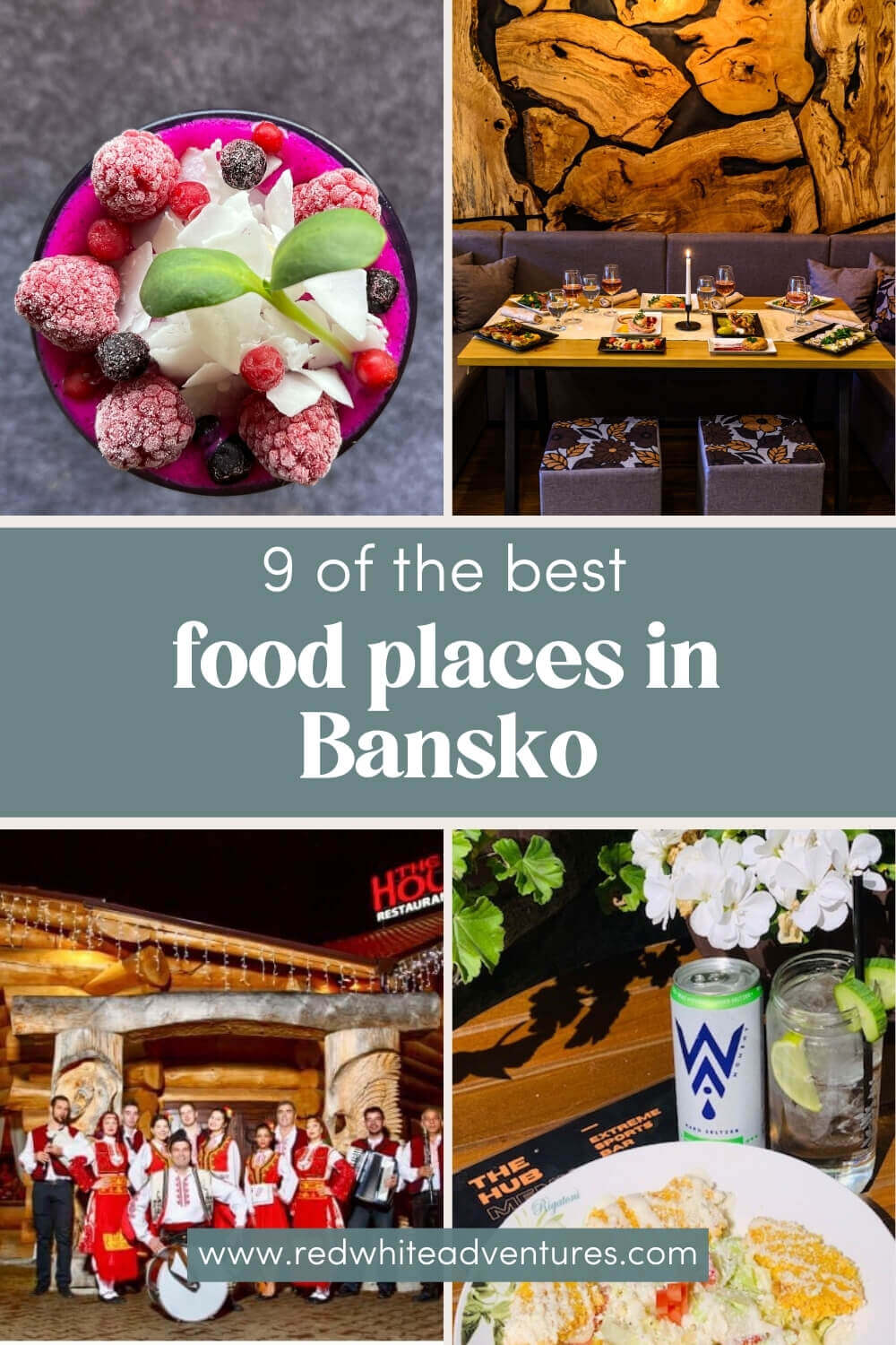 Restaurants in Bansko Pin for Pinterest.