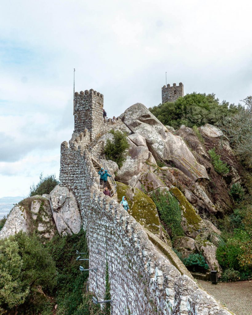 Famous Castle of Moors wall.