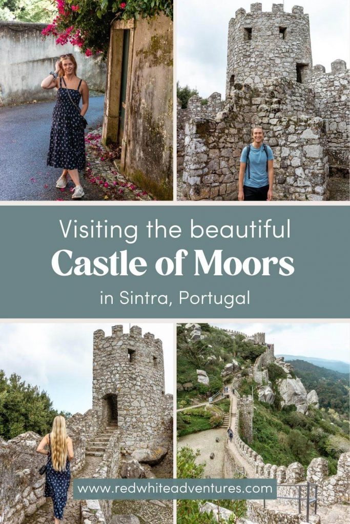 Pin for Pinterest of hiking to Castle of Moors.