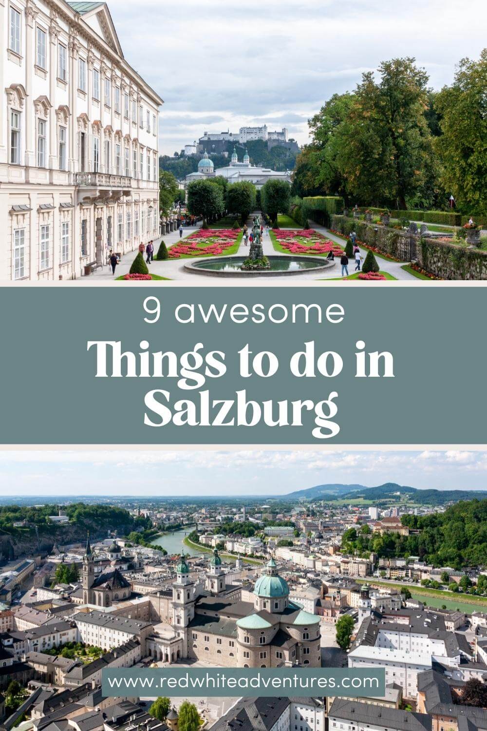 Pin for Pinterest of things to do in Salzburg.