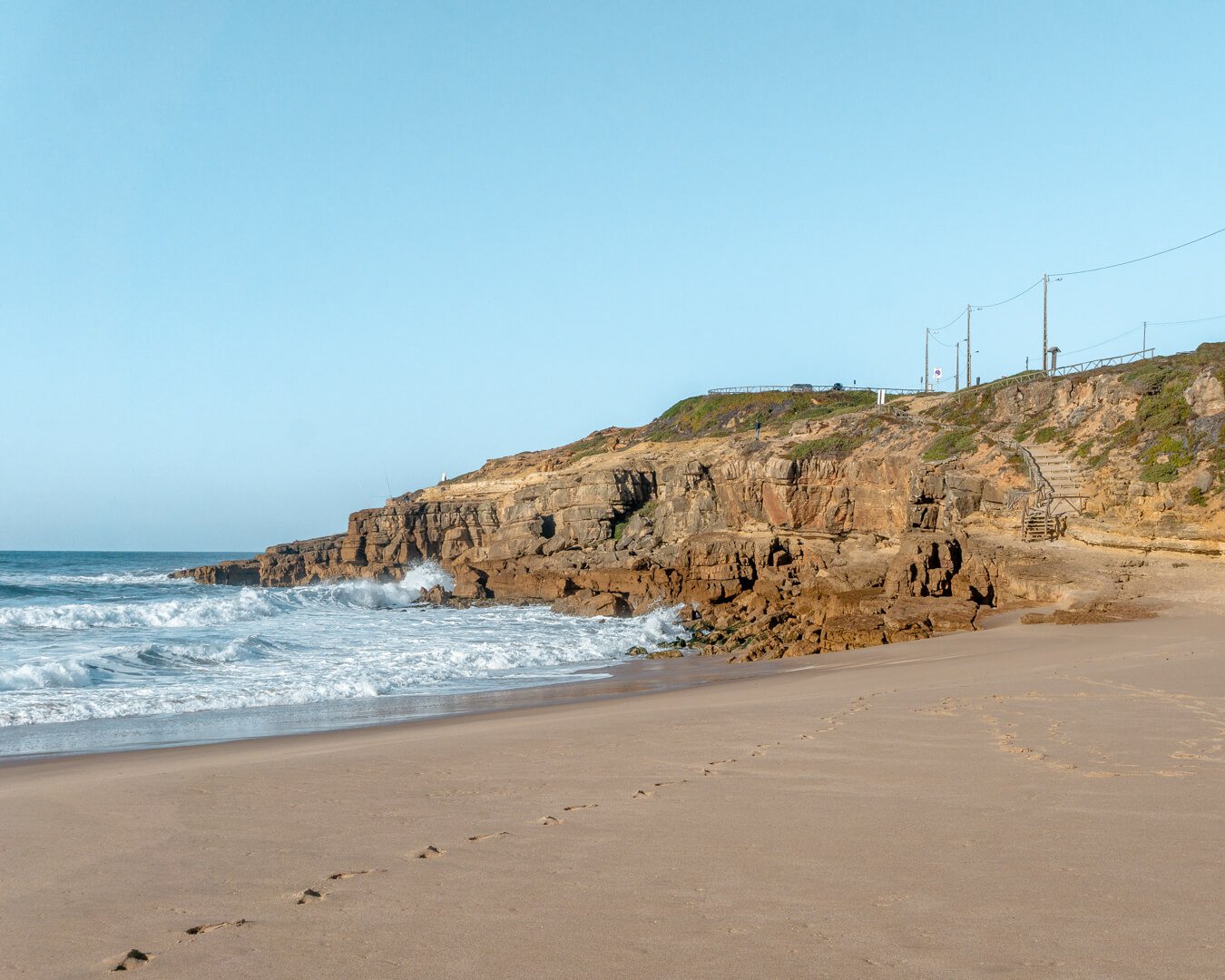 Beautiful beach in Ericeira