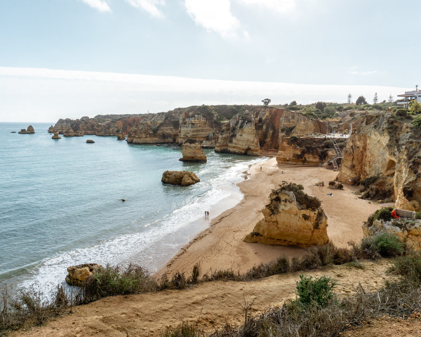 Beautiful photo of Praia de Dona Ana beach in Lagos.