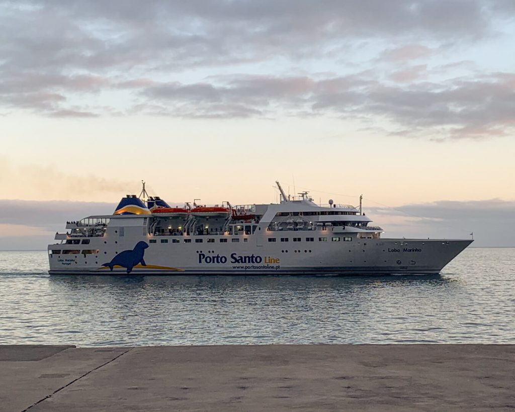 Photo of the Porto Santo ferry.