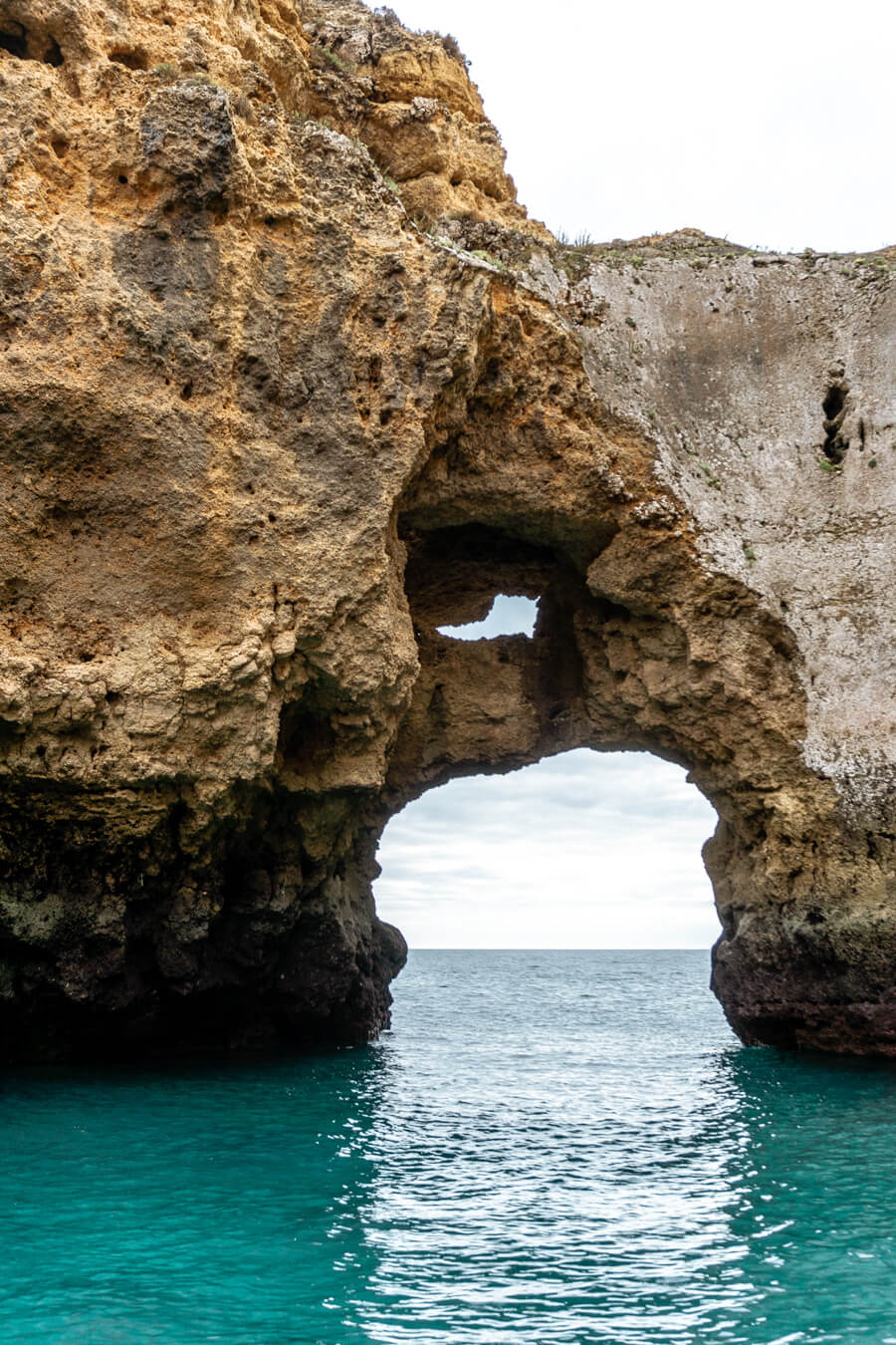 Cliffs near Lagos, Portugal.