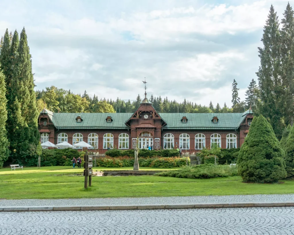 Photo of the famous Spa Villa Vlasta in Karlova Studanka