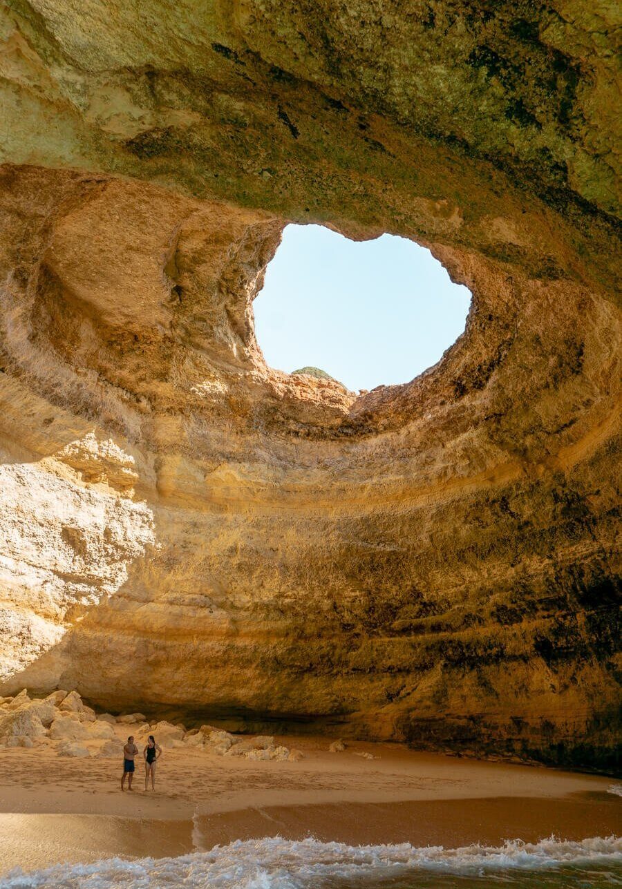 Benagil caves near Lagos, Portugal.