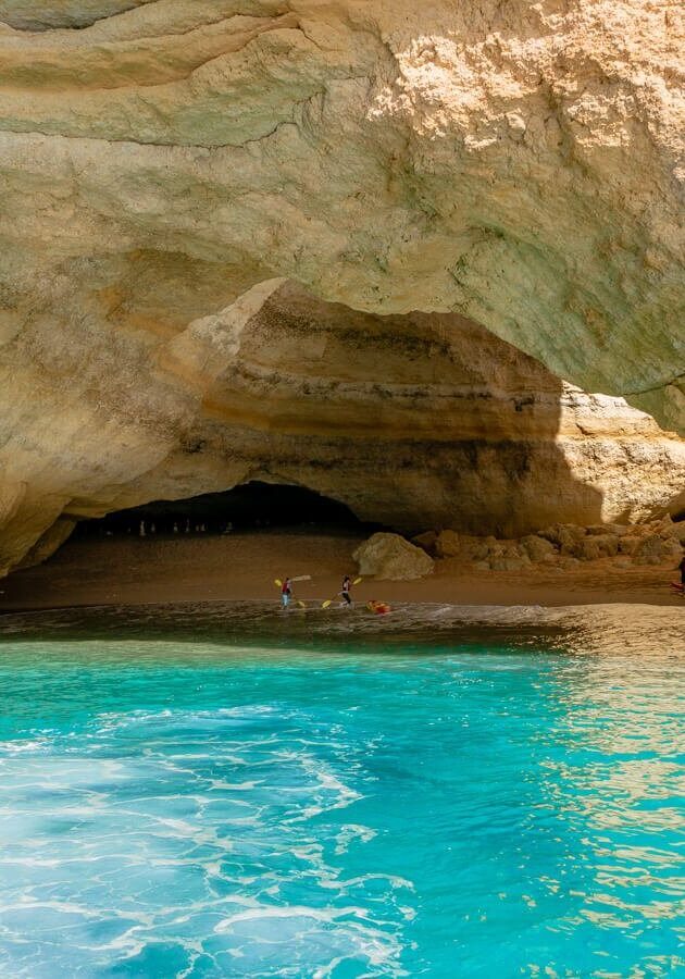 Photo of the famous Benagil Caves in Lagos.