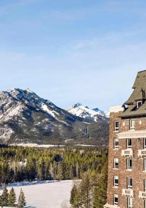 The famous Fairmont Banff Springs Hotel.