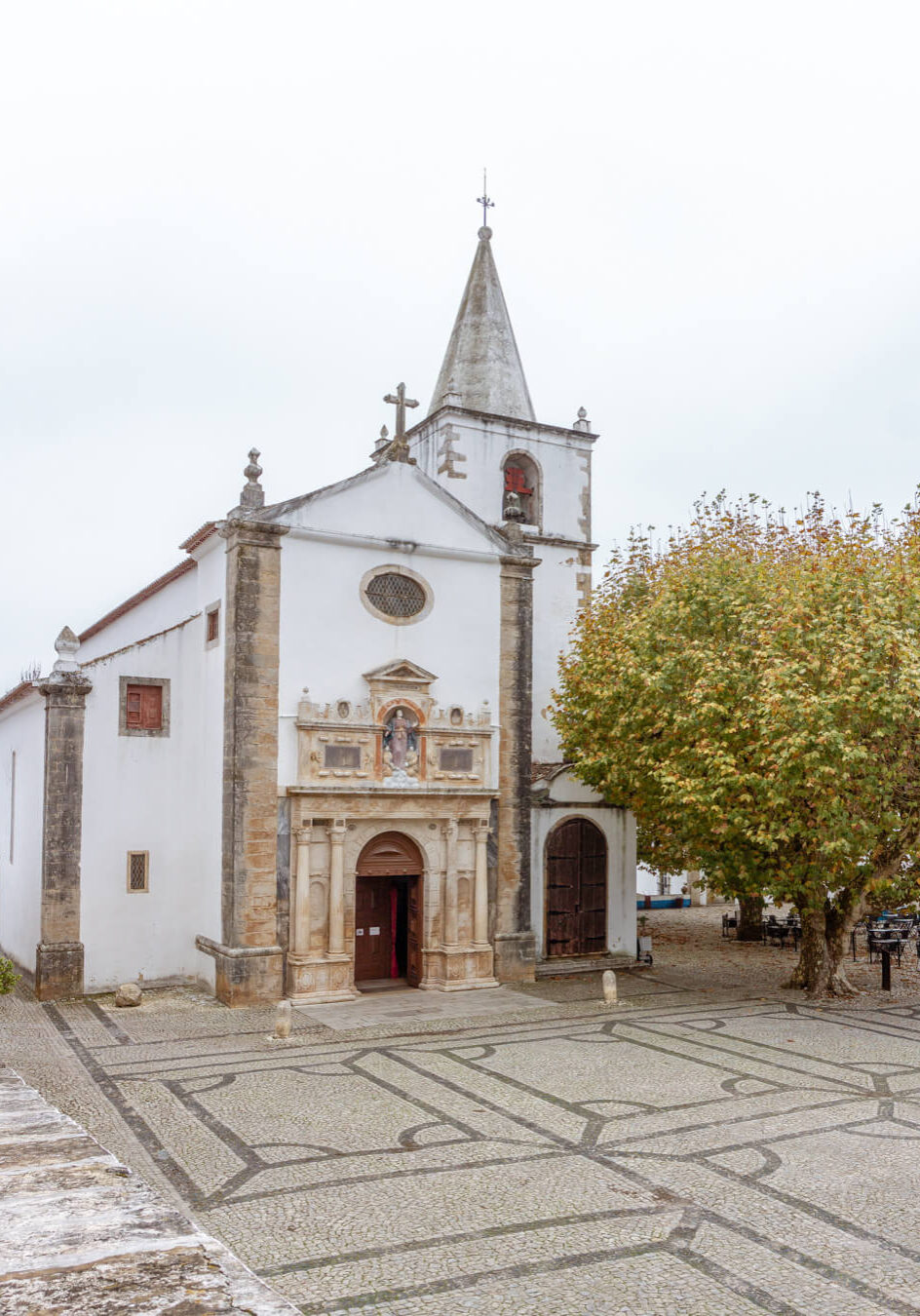 Óbidos Church inside the castle grounds.