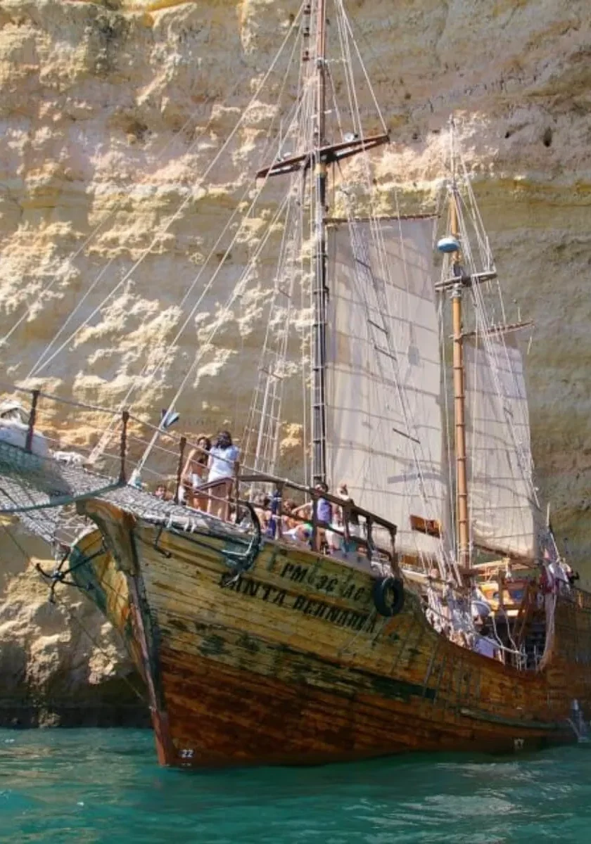 Famous Pirate Ship Cave Tour from Portimao to the Benagil Caves.