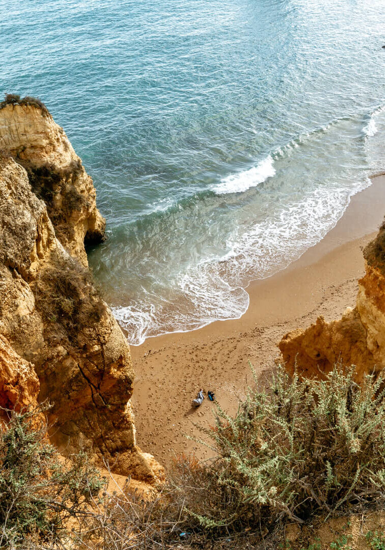 Beautiful beach near Lagos.