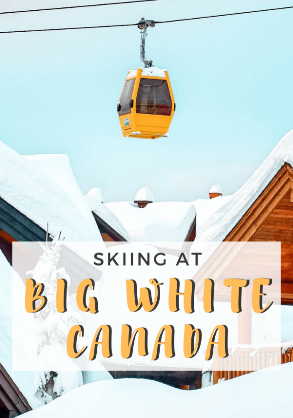 Skiing Big White Pin