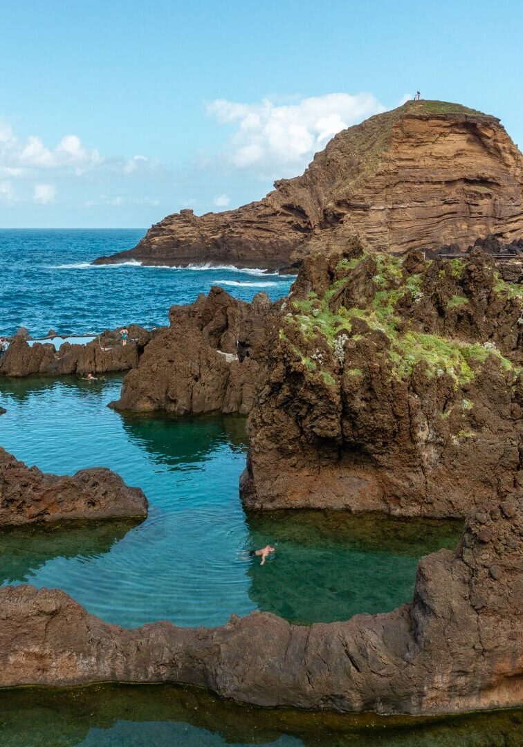 Velhas Natural pool in Porto Moniz.