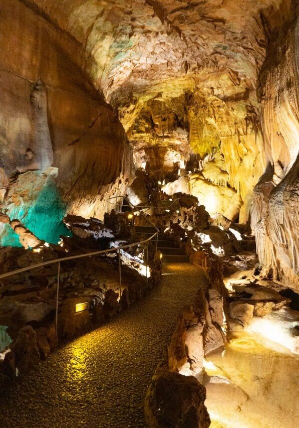 Inside the Mira de Aire Caves