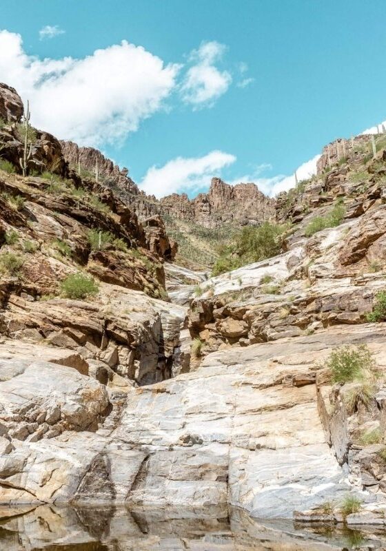 Seven Falls Tucson is a great hike if you want to see waterfalls in Arizona